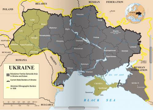 Holodomor carte geo