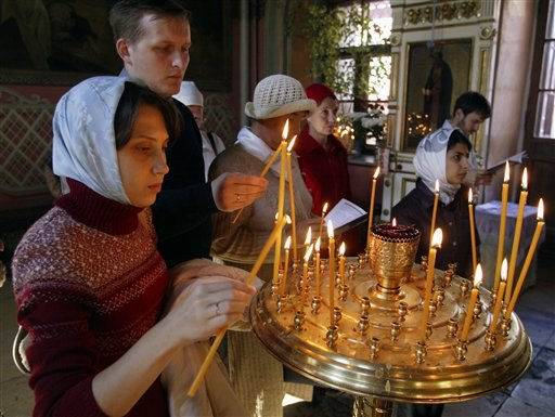 Orthodoxes et pique-cierges